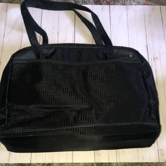 Solo black computer bag additional compartments - Picture 1 of 10